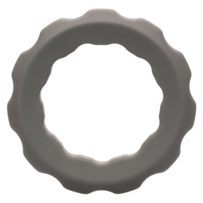 CalExotics Alpha Liquid Silicone Erect Ring, Gray — 1.5 in - SE1492152