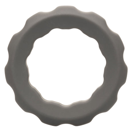 CalExotics Alpha Liquid Silicone Erect Ring, Gray — 1.5 in - SE1492152