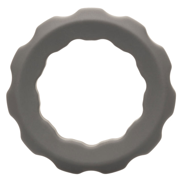 CalExotics Alpha Liquid Silicone Erect Ring, Gray — 1.5 in - SE1492152