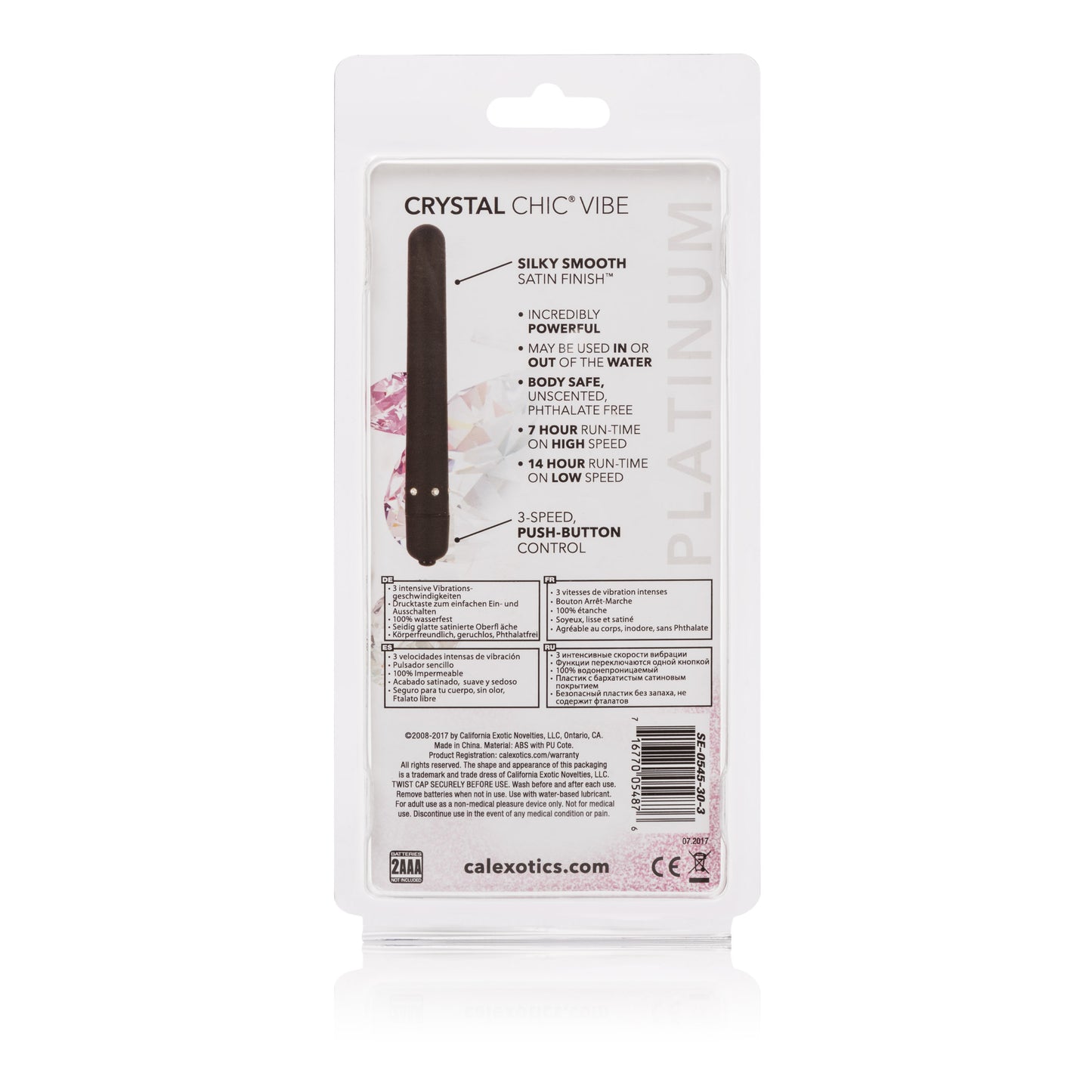 Crystal Chic Vibe - Black by CalExotics