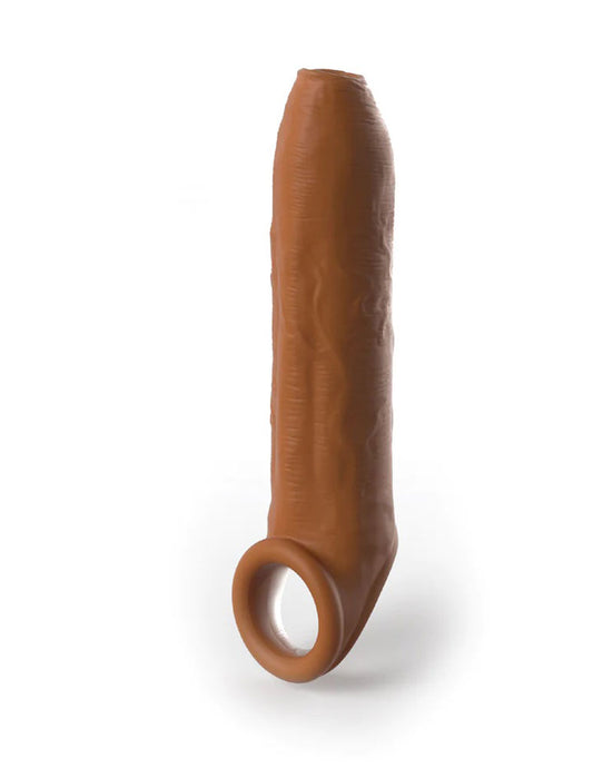 Pipedream Fantasy X-Tensions Elite 7-Inch Uncut Extension Sleeve with Strap - Tan - PD4156-22