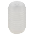 CalExotics Pop Sock Ribbed Clear Stroker, 3.5 x 2 in - SE0936303