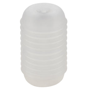 CalExotics Pop Sock Ribbed Clear Stroker, 3.5 x 2 in - SE0936303