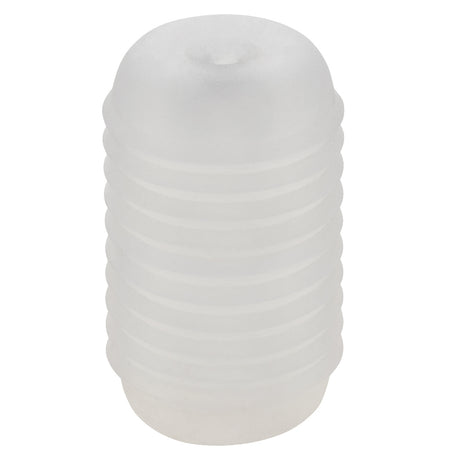 CalExotics Pop Sock Ribbed Clear Stroker, 3.5 x 2 in - SE0936303