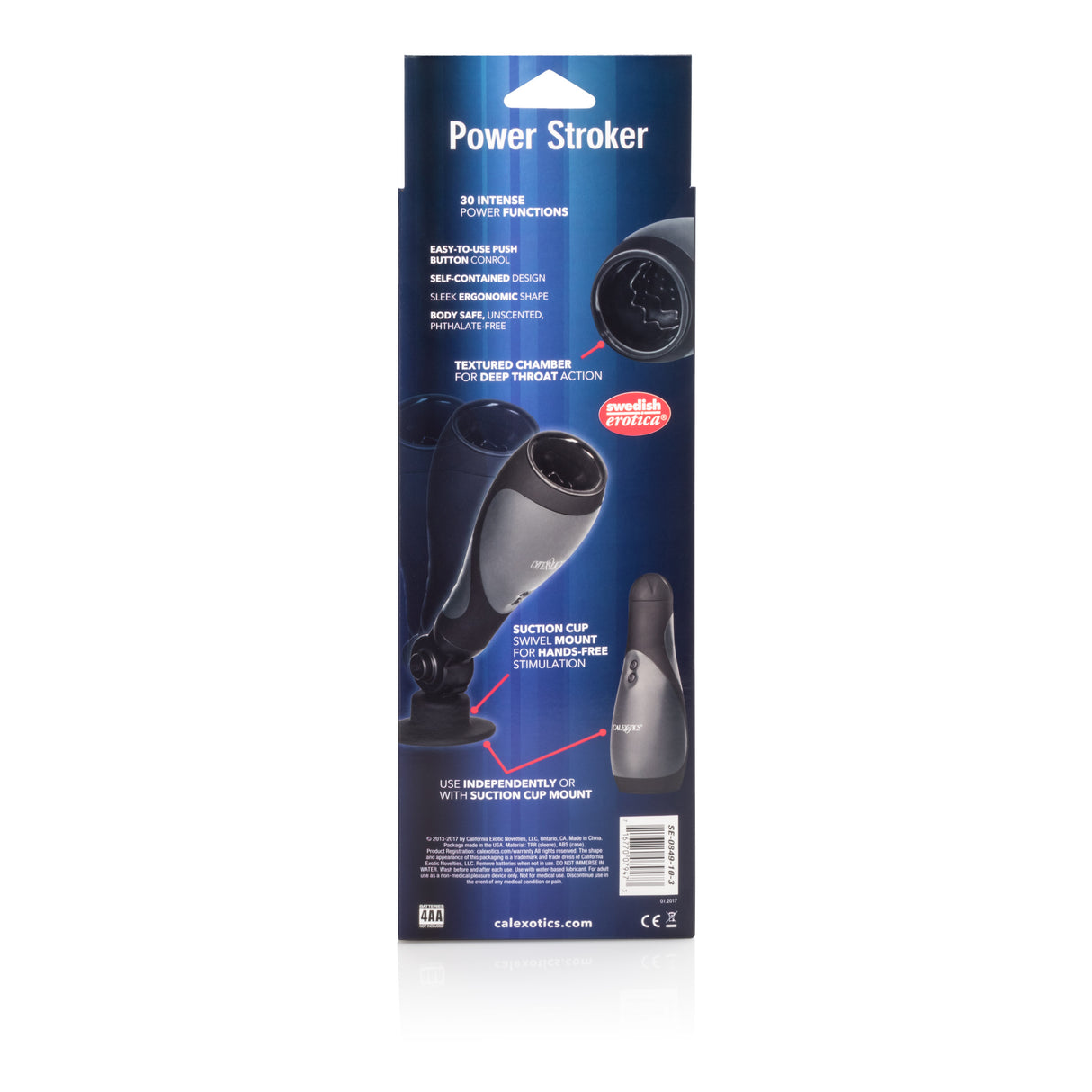 Apollo Power Strokers - Black by CalExotics