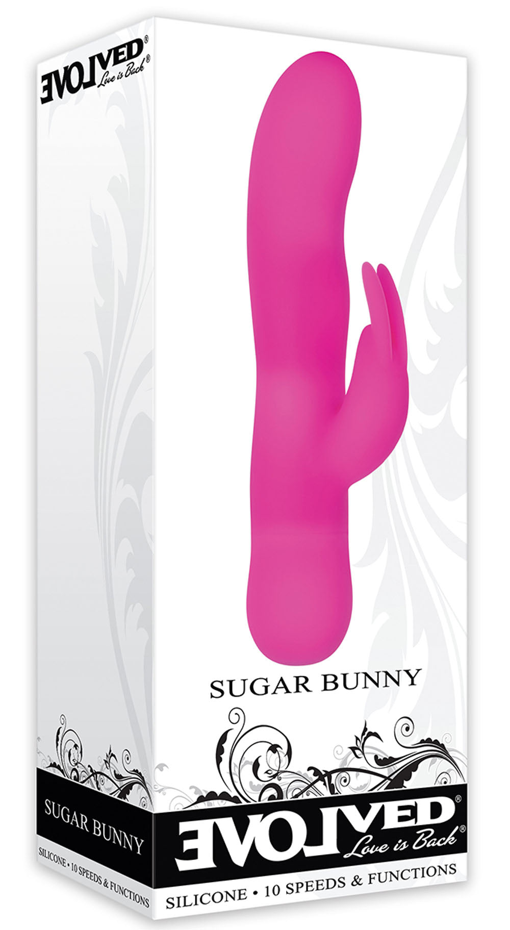 Evolved Novelties Sugar Bunny Silicone Rabbit Vibrator - EN-VB-1172-2
