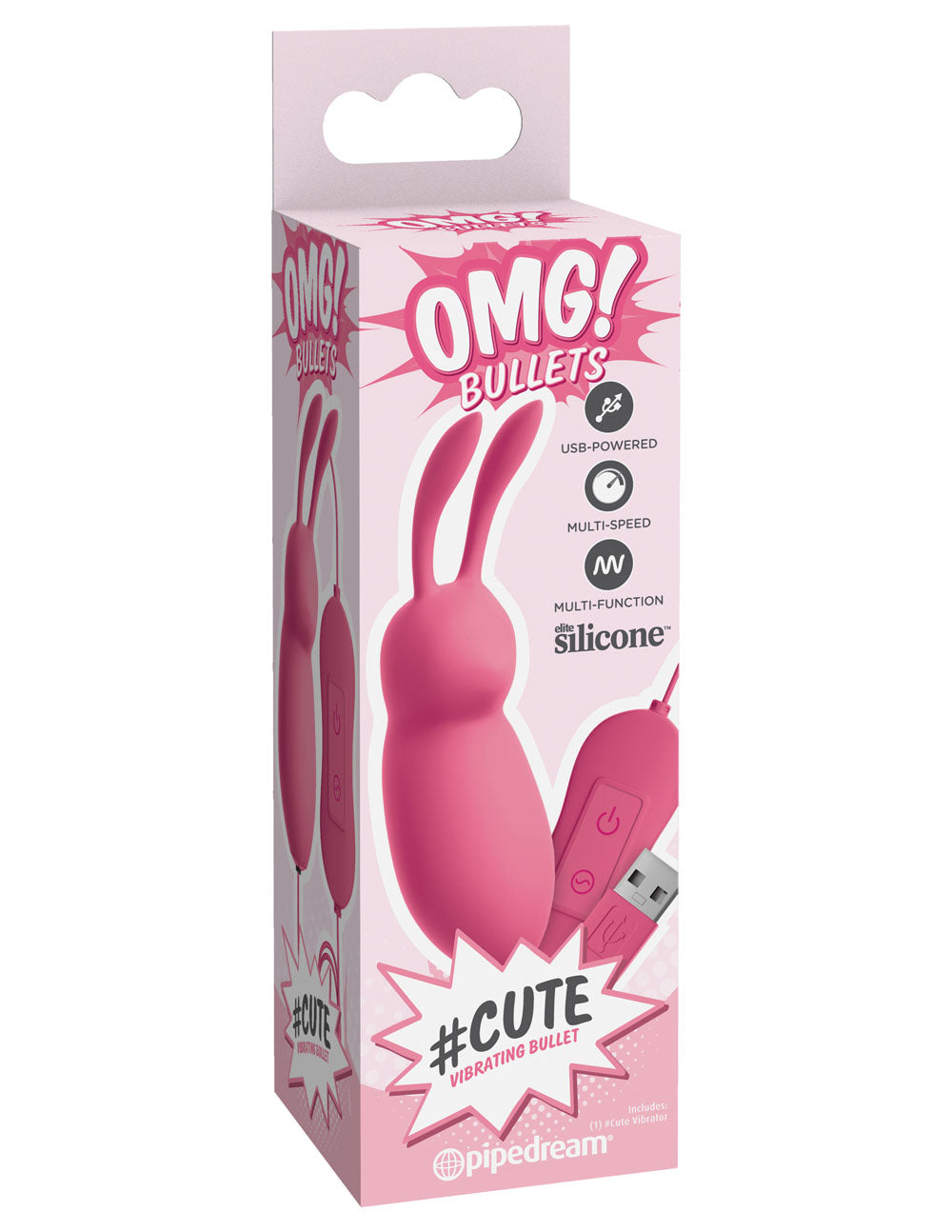 Omg! Bullets Cute Vibrating Bullet - Pink by Pipedream