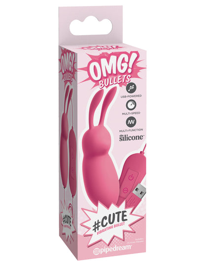 Omg! Bullets Cute Vibrating Bullet - Pink by Pipedream