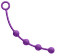 Cloud 9 Novelties Small Silicone Anal Beads — Plum, 23 cm - WTC321