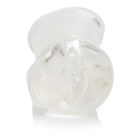 CalExotics Basic Essential Pussy Masturbator Sleeve — Ribbed TPR - SE1785003