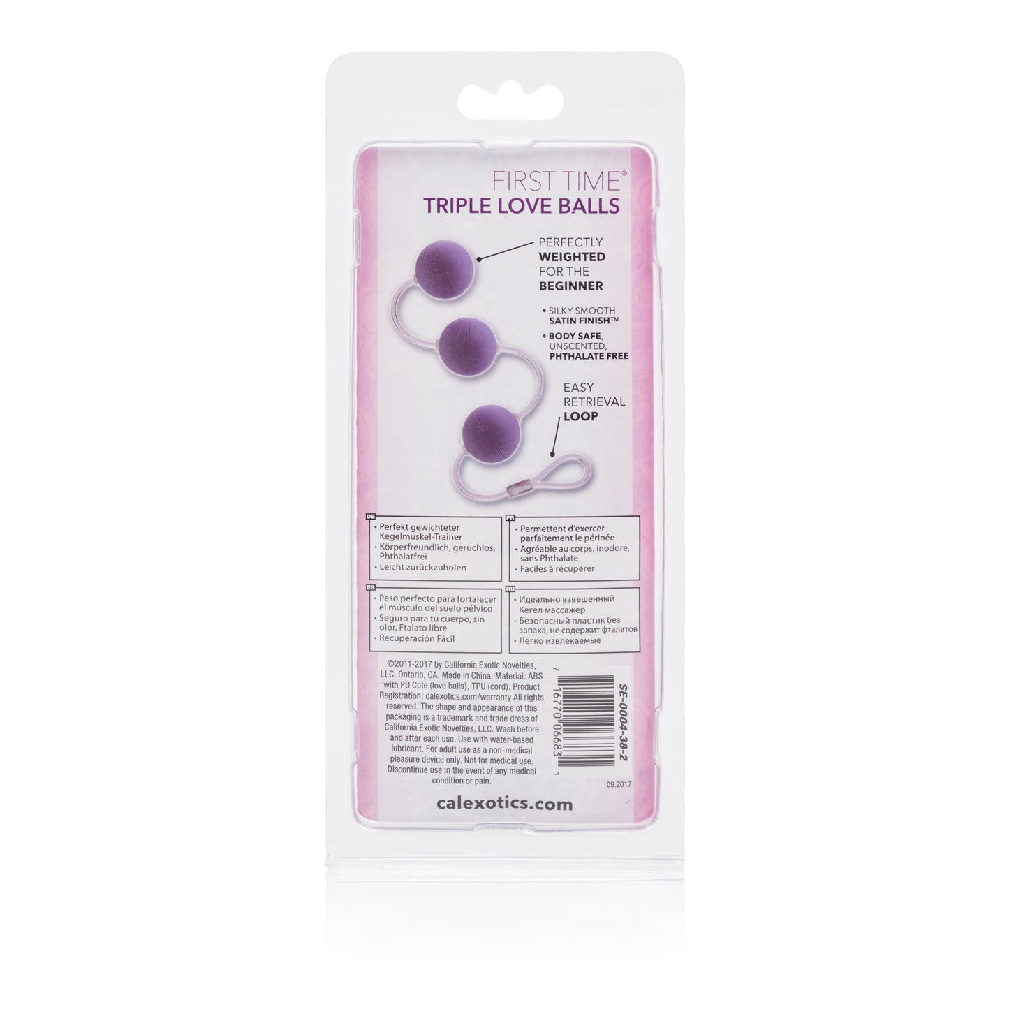 First Time Love Balls Triple Lovers - Purple by CalExotics