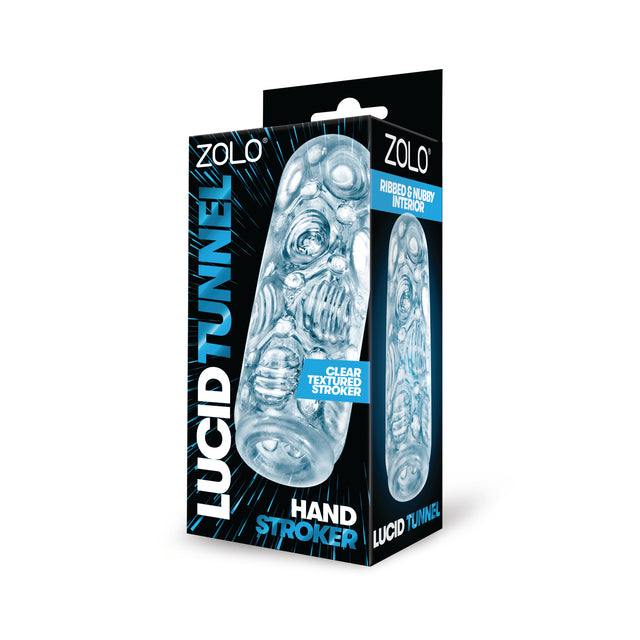 XGEN Zolo Lucid Tunnel Clear Stroker — 2.91 x 2.32 x 6.06 in - X-ZO6081