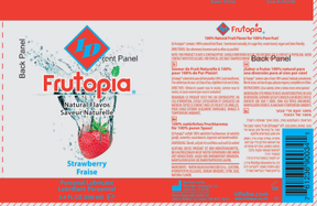 I.D. Lubricants I.D. Frutopia Strawberry Water-Based Flavored Lubricant, 1 oz - ID-TSE-01