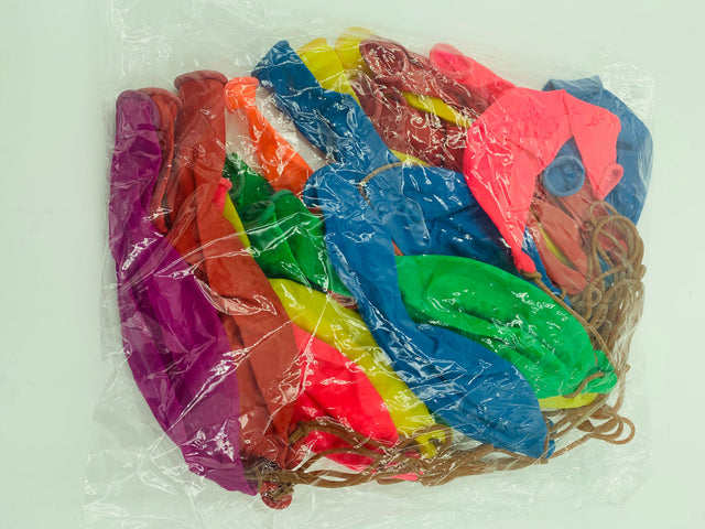 J.S. Marketing Punch Balloons — 20 Count Assorted Colors - JSM-BALL20PK