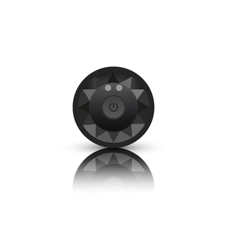 Vibrating Gunmetal Metal Remote Plug - Medium