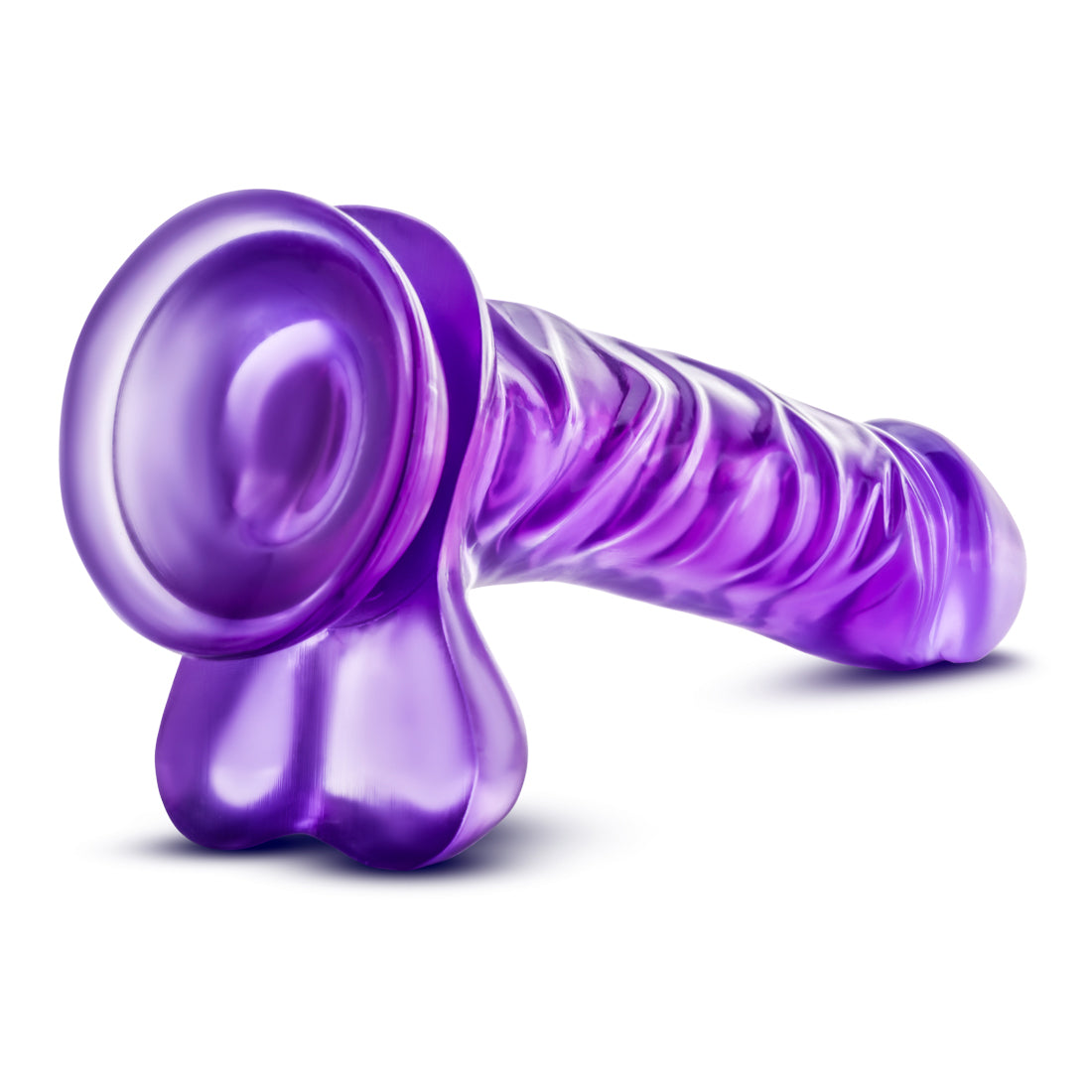 Blush B Yours Basic 8 Realistic Dildo — 9.5 inch Purple - BL-28411