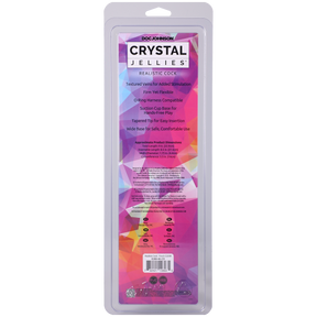 Doc Johnson Crystal Jellies Realistic Cock — 9 in Clear - DJ0288-46-CD