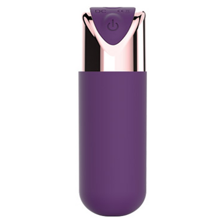 Nobü Komet Baby Bullet Vibrator, Purple — USB Rechargeable - NB1656