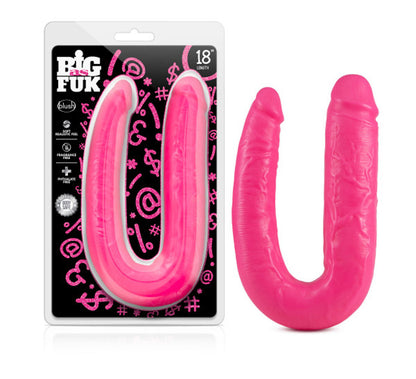 Big as Fuk - 18 Inch Double Headed Cock - Pink by Blush
