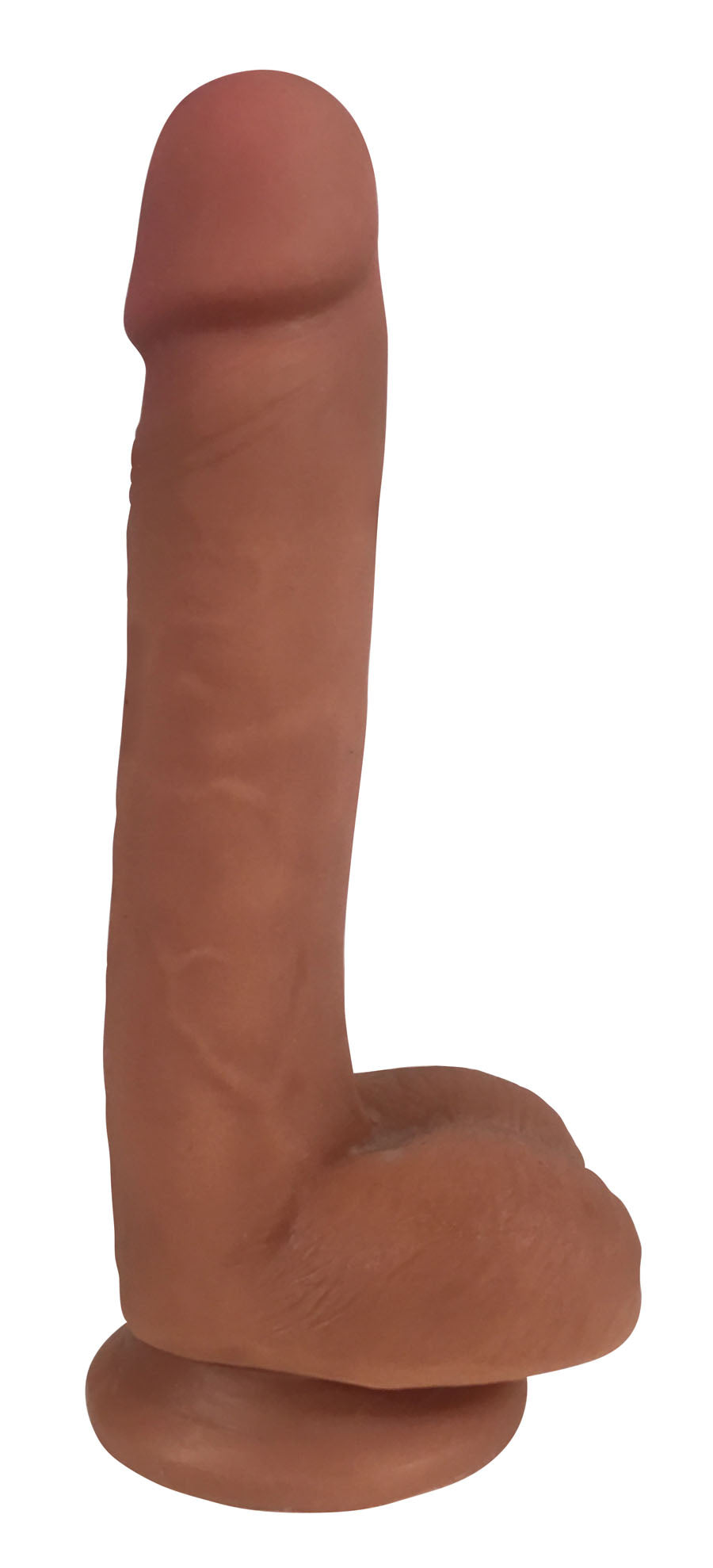 Easy Riders 7 Inch Slim Dong With Balls - Caramel by Curve Toys