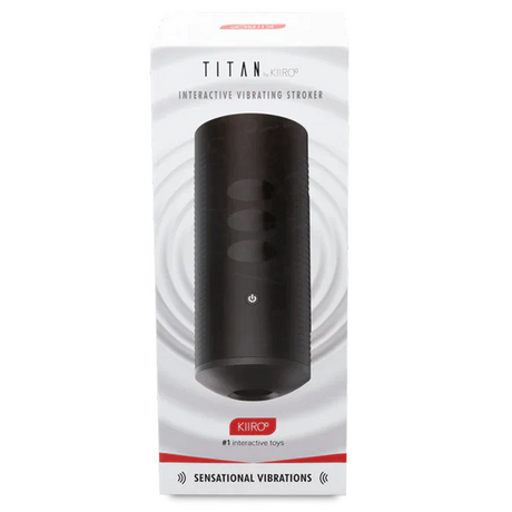 Kiiroo Titan Male Stroker — Touch-Sensitive, 9-Bullet Vibration - KR4071