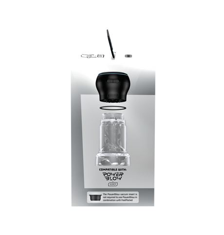 Kiiroo Pocket Stroker Crystal — Clear TPE Sleeve with ABS Case - KR6317