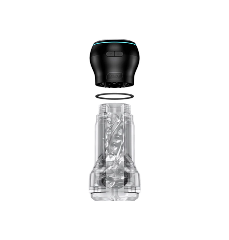 Kiiroo Pocket Stroker Crystal + PowerBlow Suction Combo - KR6324