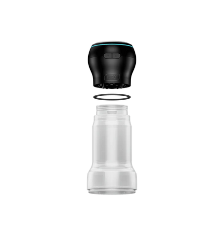 Kiiroo Pocket Stroker Crystal + PowerBlow Suction Combo - KR6324