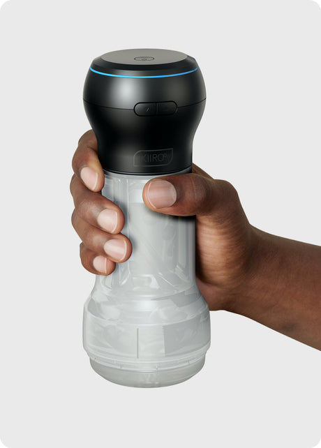 Kiiroo Pocket Stroker Crystal + PowerBlow Suction Combo - KR6324