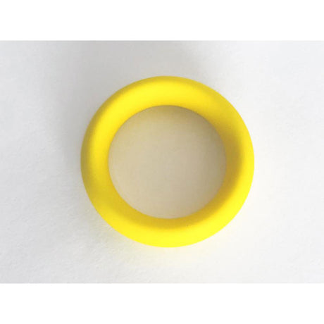 Rascal Meat Rack Cock Ring — Yellow, 100% Silicone, 1.75" ID - BY-0324