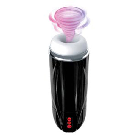 Nasstoys Vibrating Oral-Style Masturbator — Black - NW3060-2
