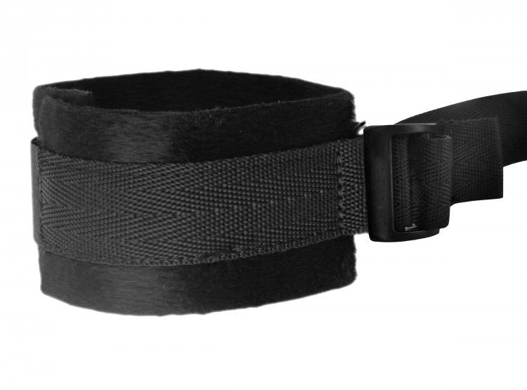XR Brands Hold Me Under Bed Restraint System — H‑Strap Under‑Mattress Restraints - FR-AD634