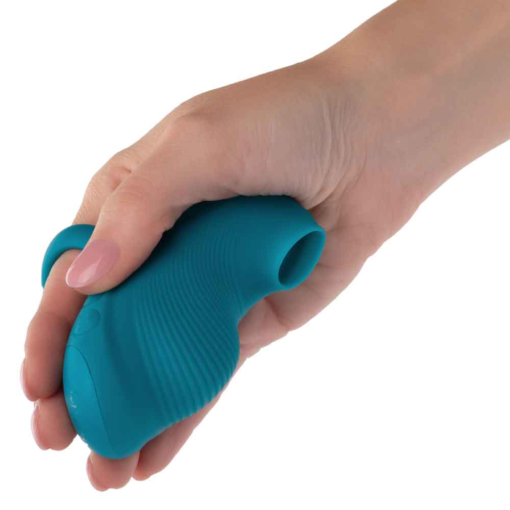 CalExotics Envy Handheld Suction Massager - Blue