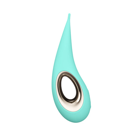 Lelo Dot Clitoral Stimulator — Elliptical Motion, USB Rechargeable (Aqua) - LELO-8915