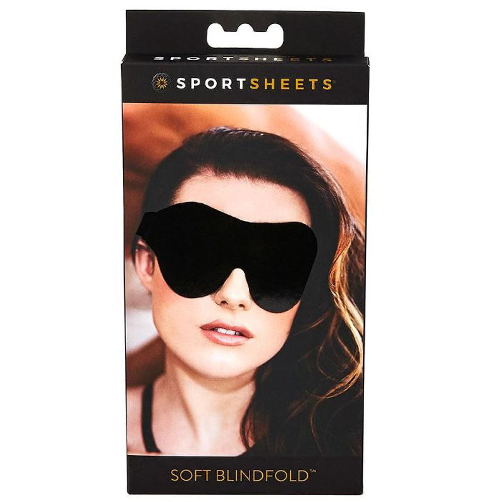 Sportsheets Soft Blindfold — Black - SS930-40