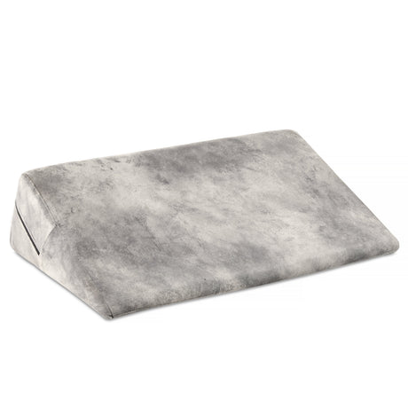 Liberator Wedge Pillow — Silver Velvet Microfiber - L0390