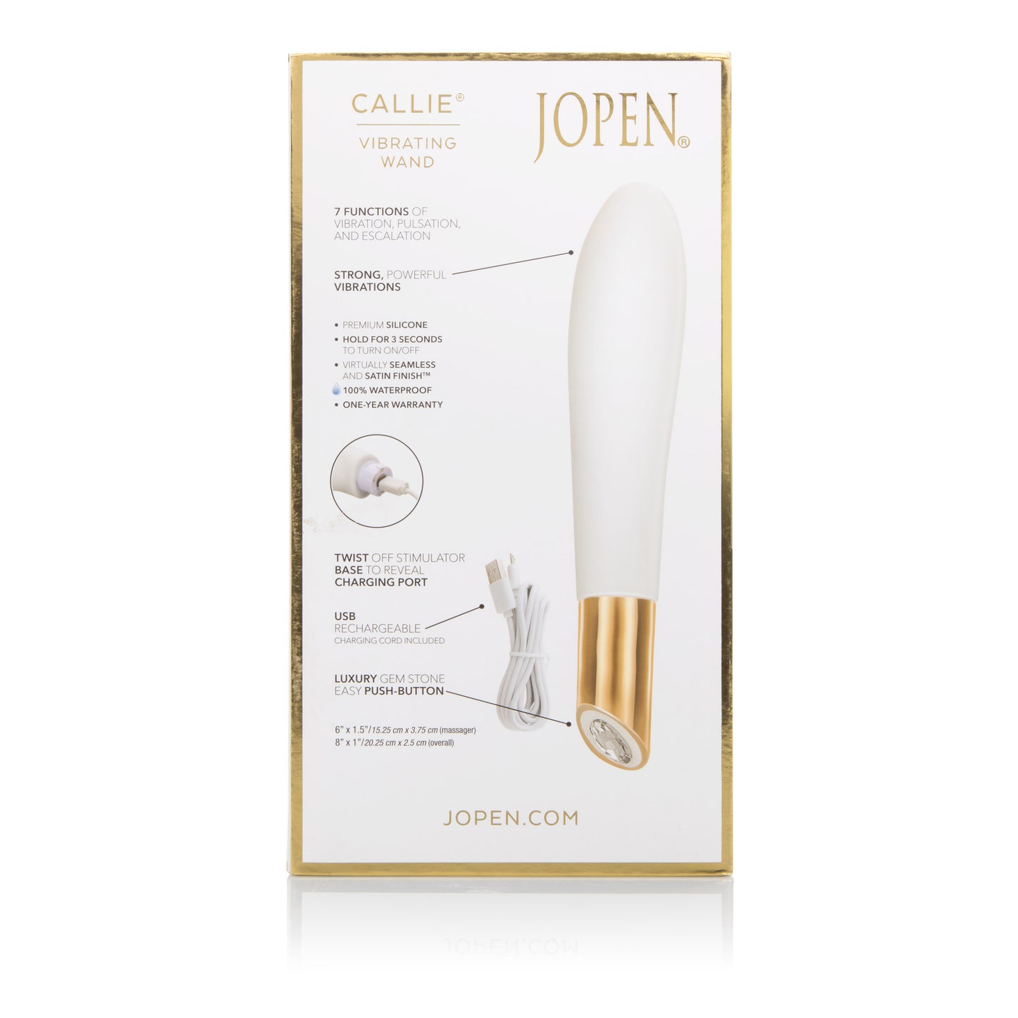 Callie Vibrating Wand by JOPEN