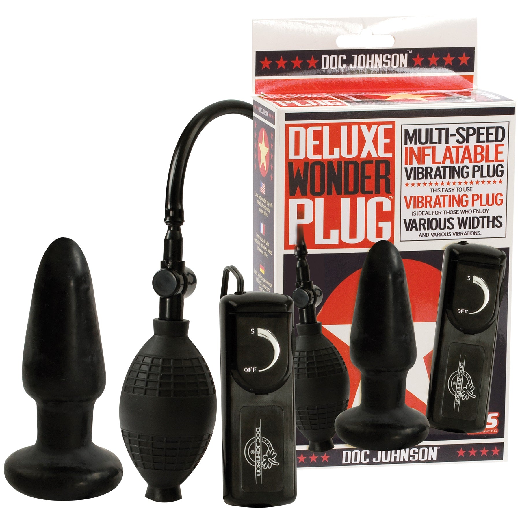 Deluxe Wonder Plug - Black by Doc Johnson