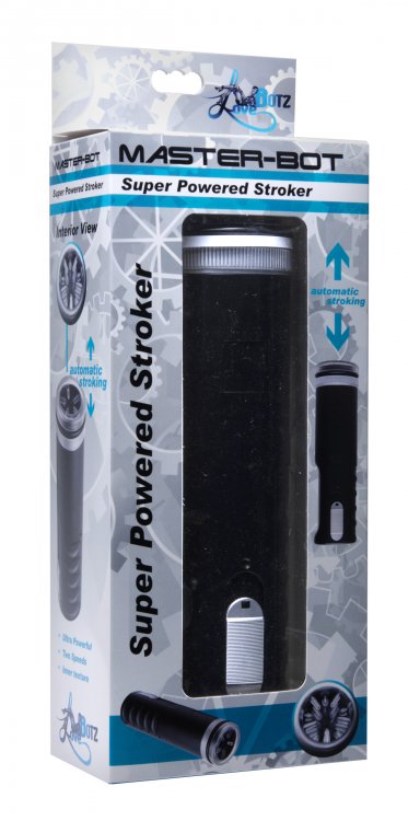 Love Botz Master Bot Super Powered Auto Stroker - Black by XR Brands