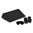 Liberator Black Label Wedge Positioning Pillow, Black (Blindfold & Cuffs Included) - L5022