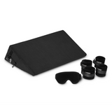 Liberator Black Label Wedge Positioning Pillow, Black (Blindfold & Cuffs Included) - L5022