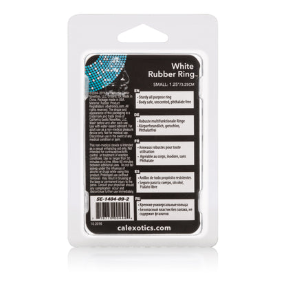 Rubber Ring - Small - White by CalExotics