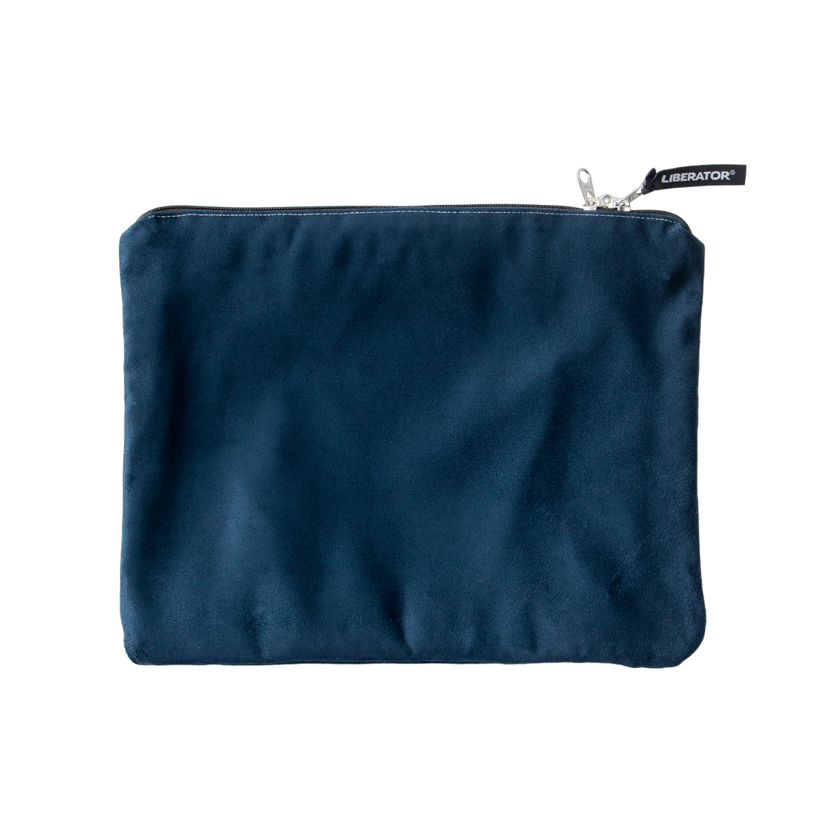 Liberator Zappa Toy Bag — Navy Microsuede, 13.5 x 11 in - L7895