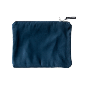 Liberator Zappa Toy Bag — Navy Microsuede, 13.5 x 11 in - L7895