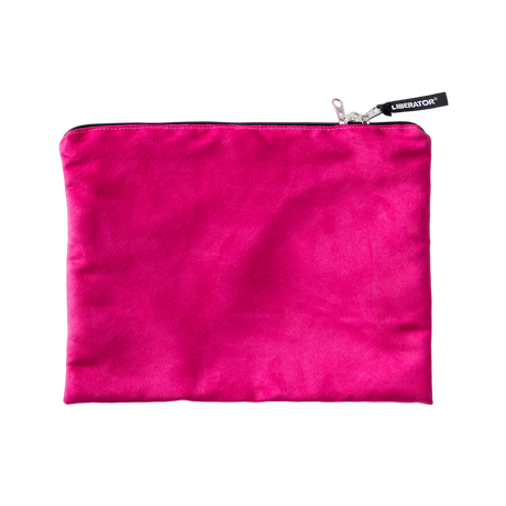Liberator Zappa Toy Bag Fuschia Microsuede, 13.5 x 11 - L7956