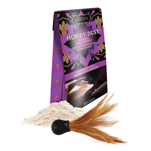 Kama Sutra Honey Dust Raspberry Kiss Body Powder 1 oz - KS13013