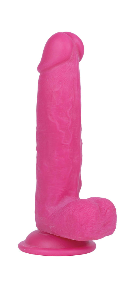 "Real Skin Mr. Pink 7.5 Dual Layer Dildo TMN-GL-4561"