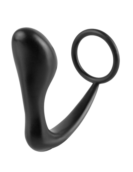 Pipedream Anal Fantasy Ass Gasm Cockring Plug — Black - PD4623-23