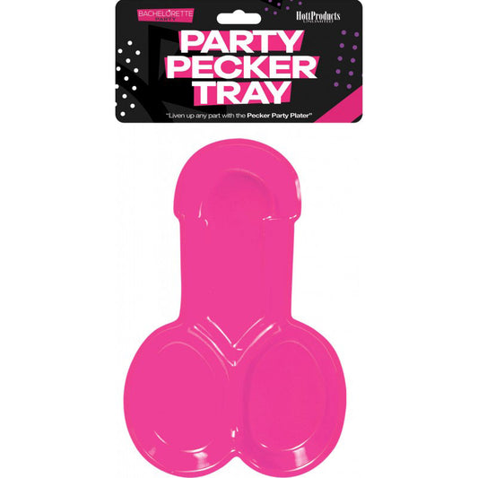 Hott Products Pecker Party Platter — 9 in x 6.5 in Novelty Platter - HTP2177