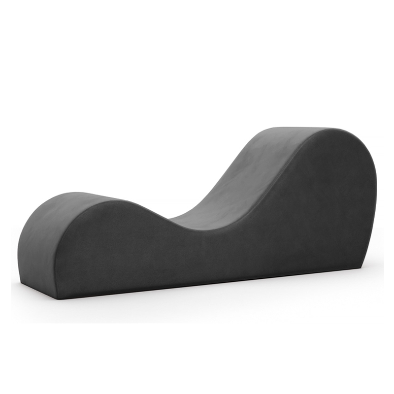 Liberator Cello Chaise — Micro-Velvet, Black - L1904